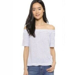 Splendid Off the Shoulder Striped Top